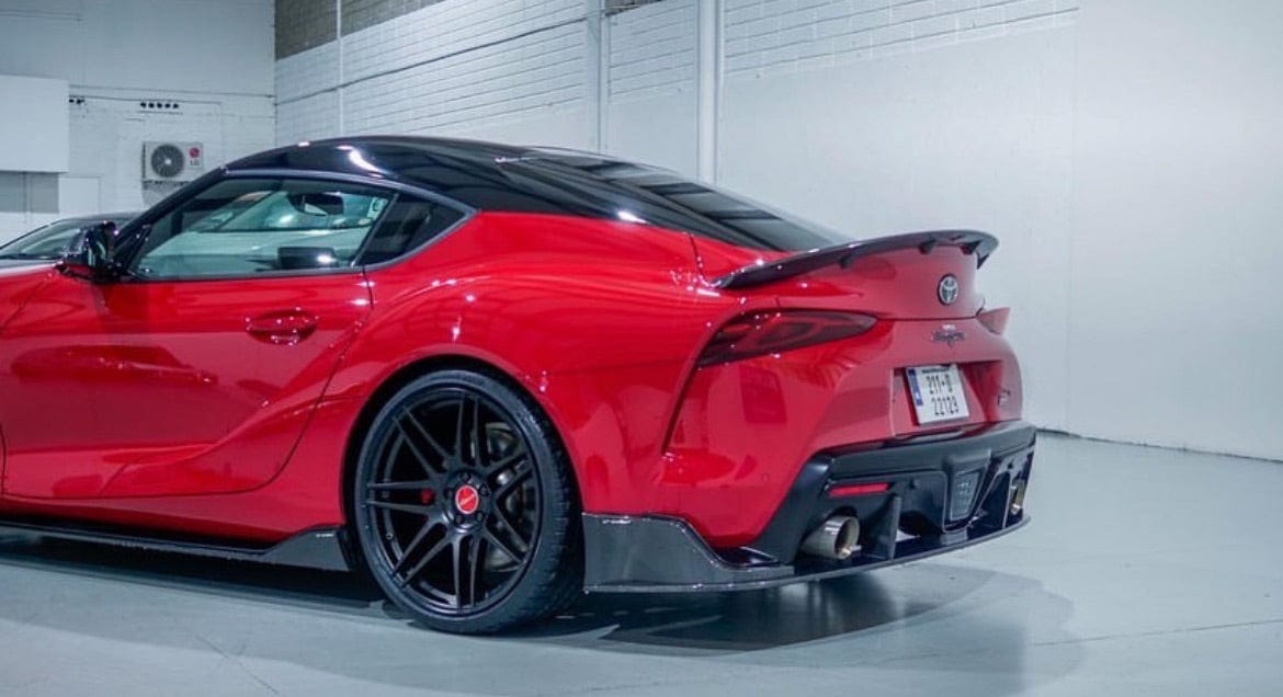 CT CARBON Splitter TOYOTA SUPRA A90 FULL CARBON FIBRE KIT - CT CARBON