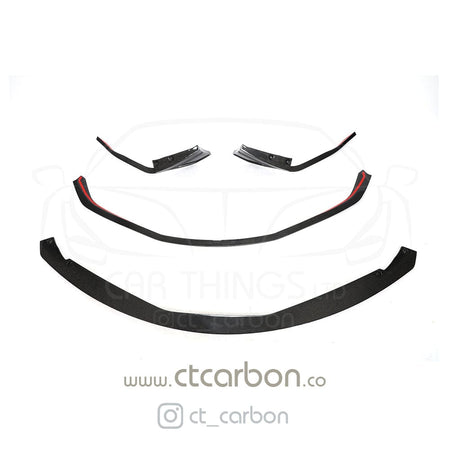CT CARBON Splitter TOYOTA SUPRA A90 FULL CARBON FIBRE KIT - CT CARBON V2