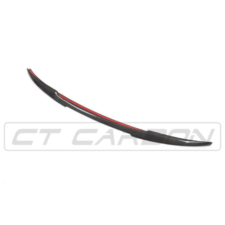 CT CARBON Spoiler AUDI A3 S3 RS3 8V SALOON CARBON FIBRE SPOILER - V STYLE