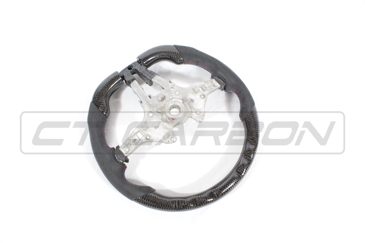 CT CARBON Steering Wheel BMW FXX CARBON FIBRE / ALCANTARA FLAT BOTTOM STEERING WHEEL