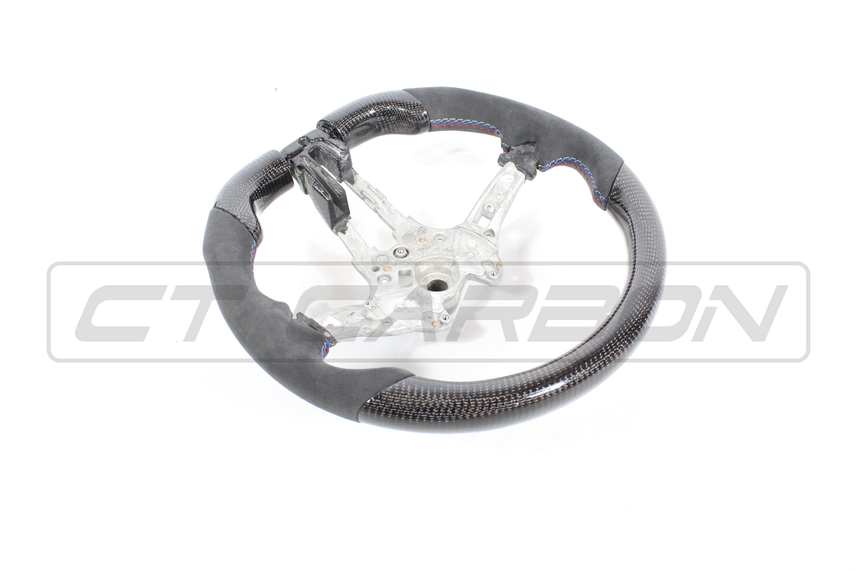 CT CARBON Steering Wheel BMW FXX CARBON FIBRE / ALCANTARA FLAT BOTTOM STEERING WHEEL