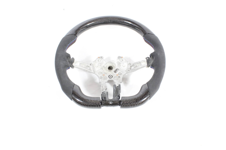 CT CARBON Steering Wheel BMW FXX CARBON FIBRE / ALCANTARA FLAT BOTTOM STEERING WHEEL