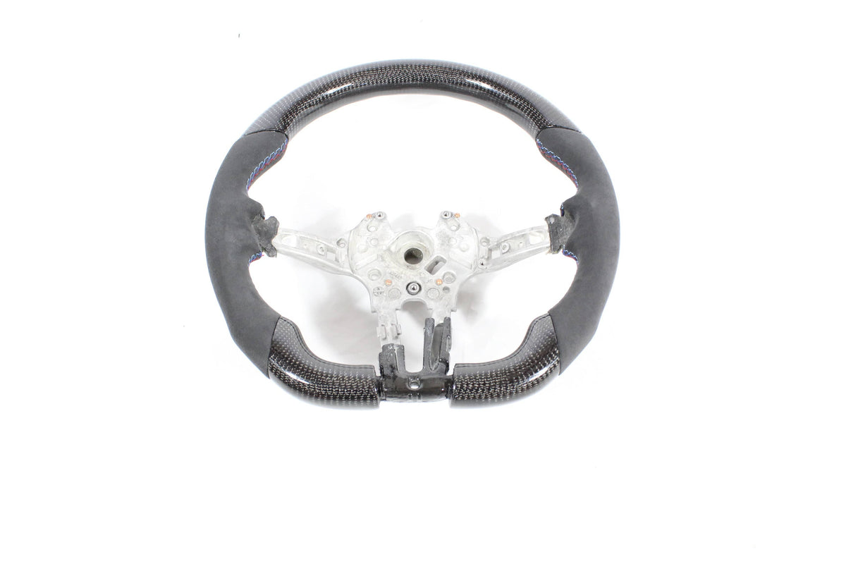 CT CARBON Steering Wheel BMW FXX CARBON FIBRE / ALCANTARA FLAT BOTTOM STEERING WHEEL