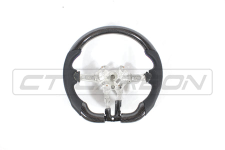 CT CARBON Steering Wheel BMW FXX CARBON FIBRE / LEATHER FLAT BOTTOM STEERING WHEEL
