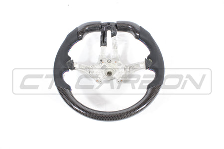 CT CARBON Steering Wheel BMW FXX CARBON FIBRE / LEATHER FLAT BOTTOM STEERING WHEEL