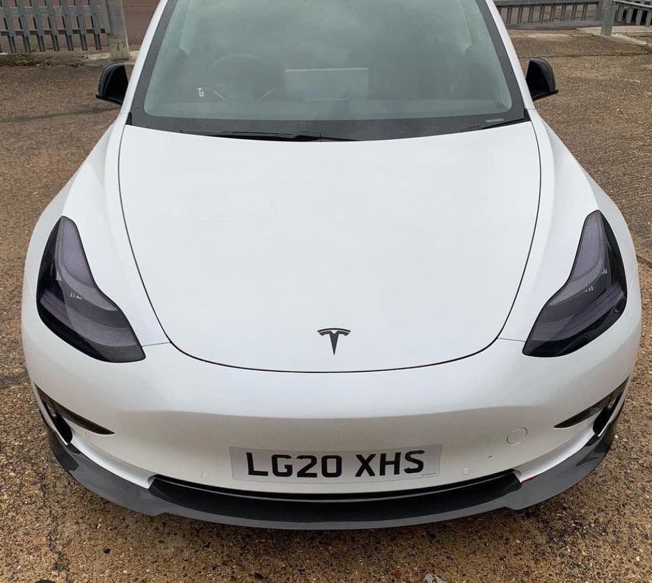 TESLA MODEL 3 CARBON FIBRE SPLITTER - CT DESIGN - CT Carbon