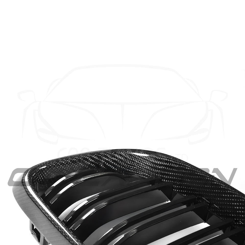 BMW M2/2 SERIES F87/F22 CARBON FIBRE GRILLES-Grille-CT CARBON-CT Carbon - High-quality carbon fiber and gloss black aerodynamic parts for premium sports and luxury vehicles.