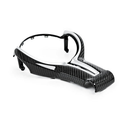 BMW Fxx M CAR CARBON FIBRE STEERING WHEEL TRIM-Accessories-CT CARBON-CT Carbon - High-quality carbon fiber and gloss black aerodynamic parts for premium sports and luxury vehicles.
