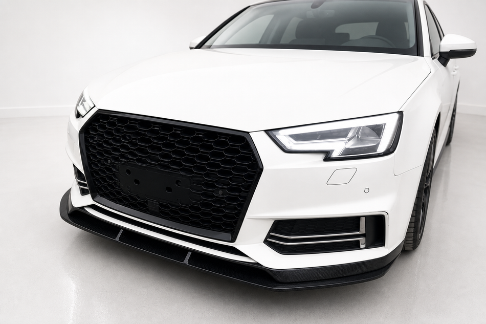 Audi A4 S4 Carbon Fibre Front Bumper Lip