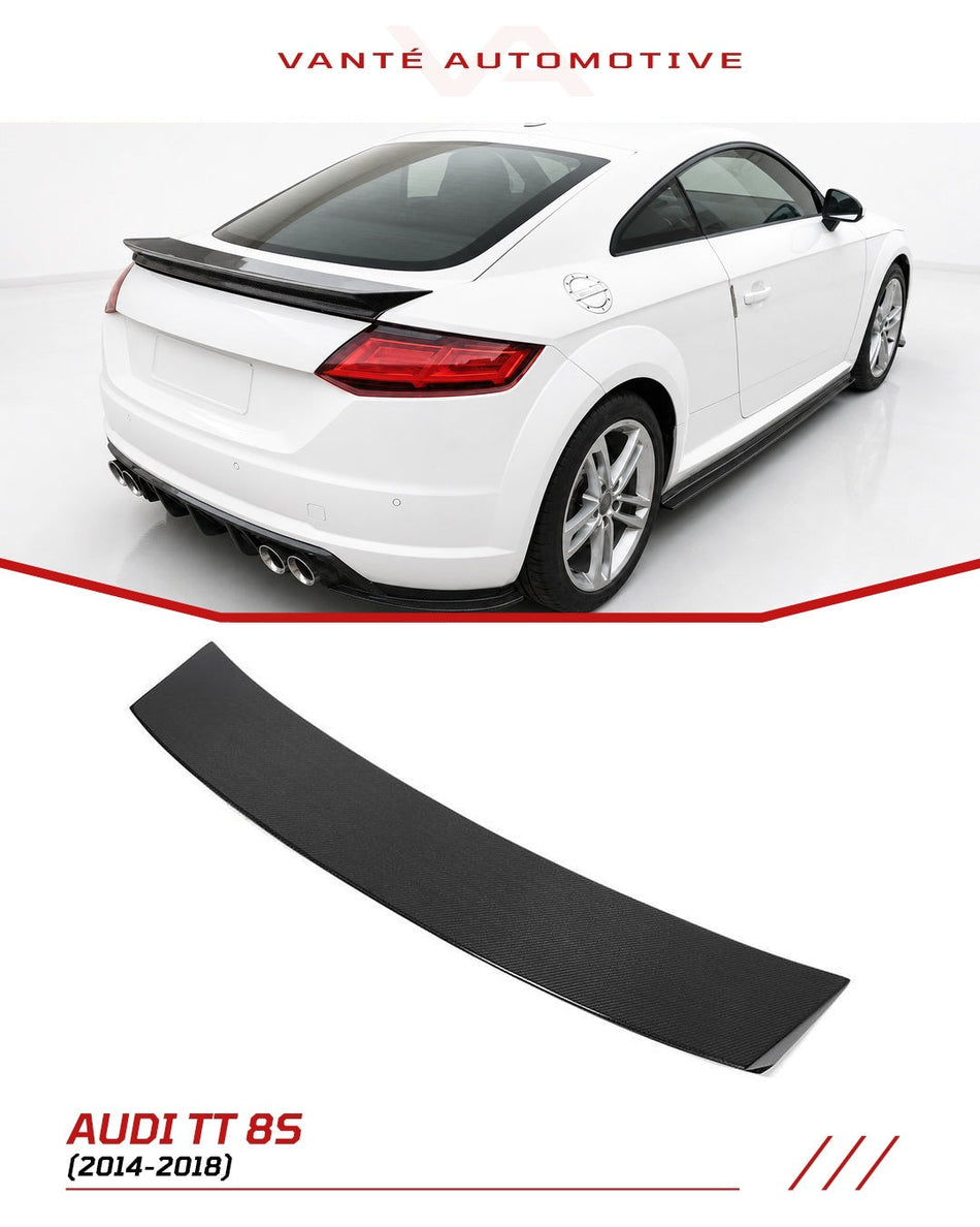 Audi TT 8S Carbon Fiber Rear Spoiler Wing