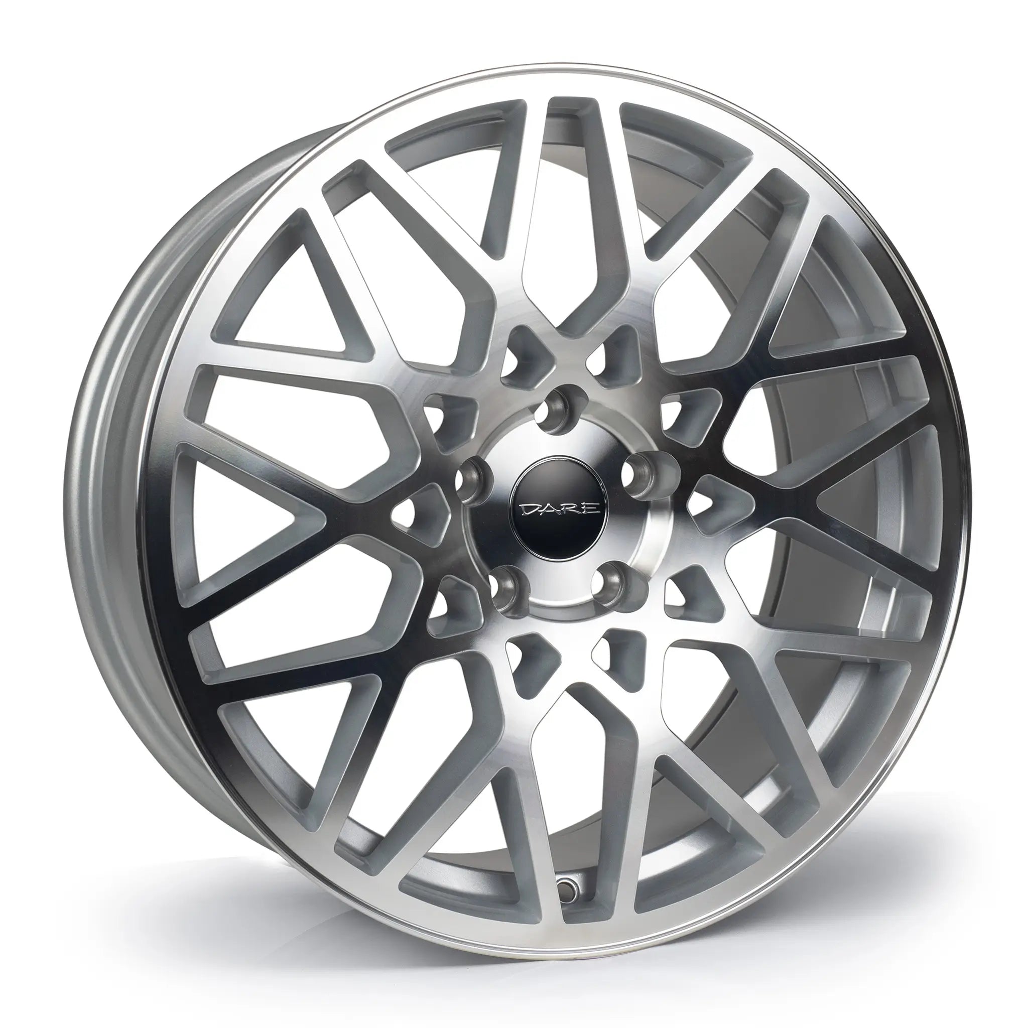 Dare LG2 19x8.5 ET35 5x112 Silver / Polished Face