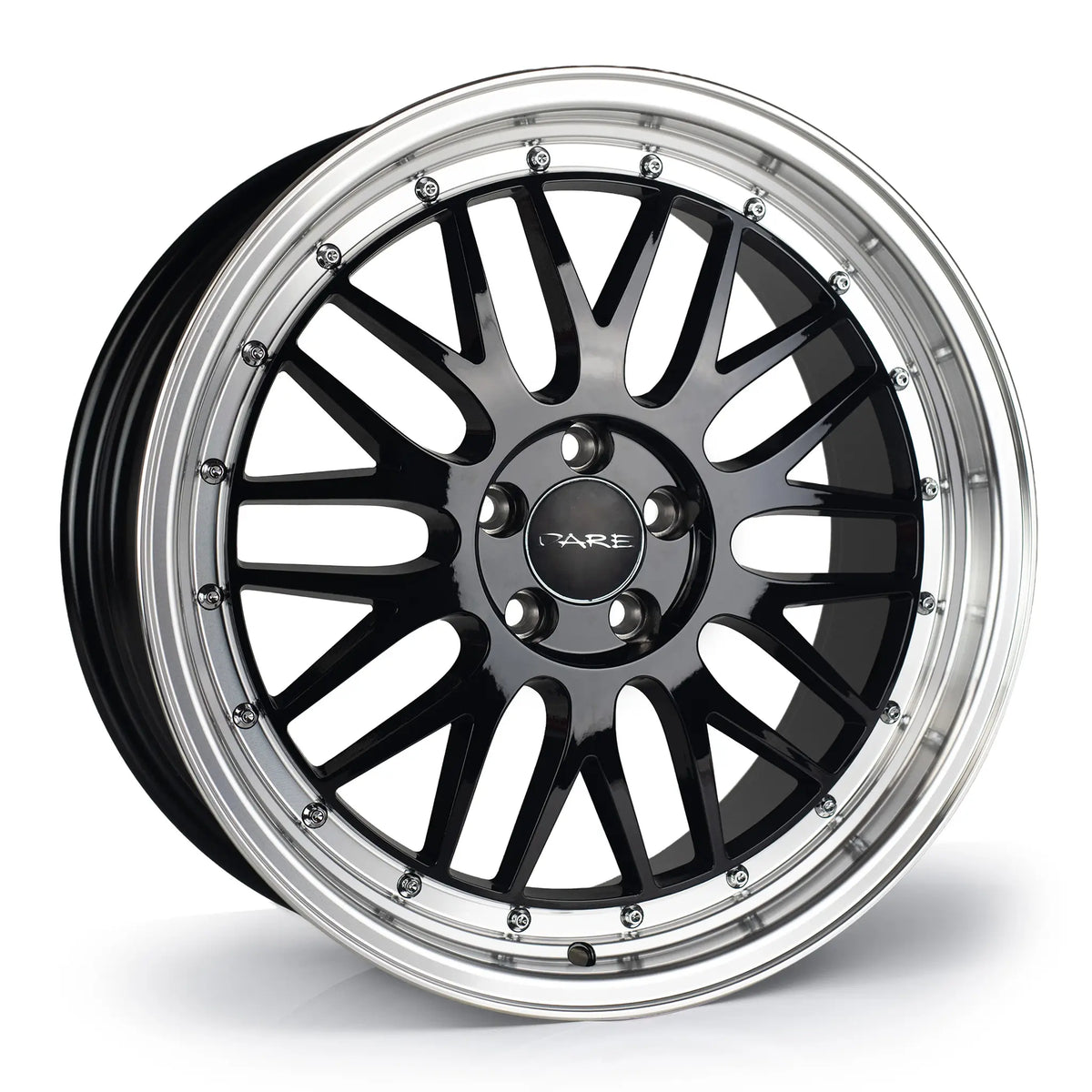 Dare SM 18x8 ET40 5x112 Black Polished Lip