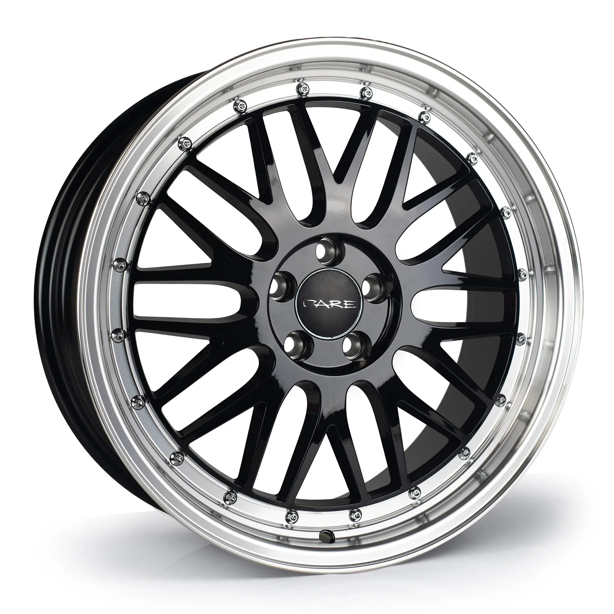 Dare SM 18x8 ET35 5x100 Black Polished Lip