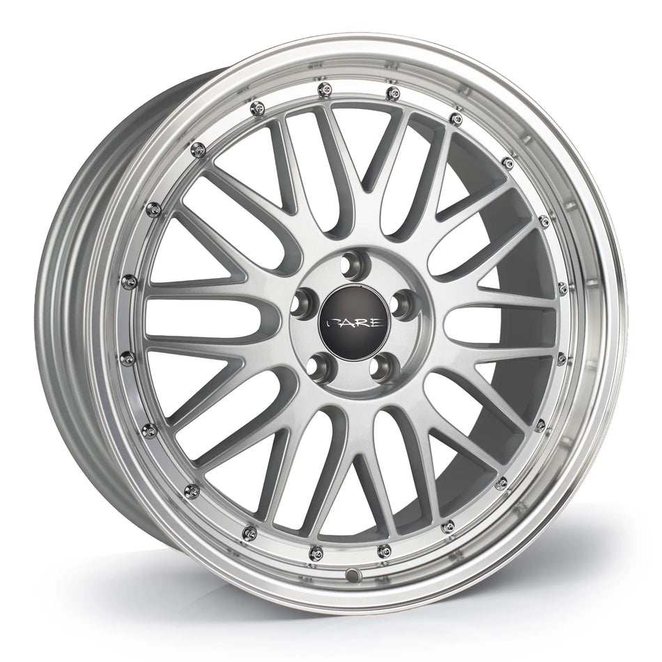 Dare SM 18x8 ET40 5x112 Silver Polished Lip