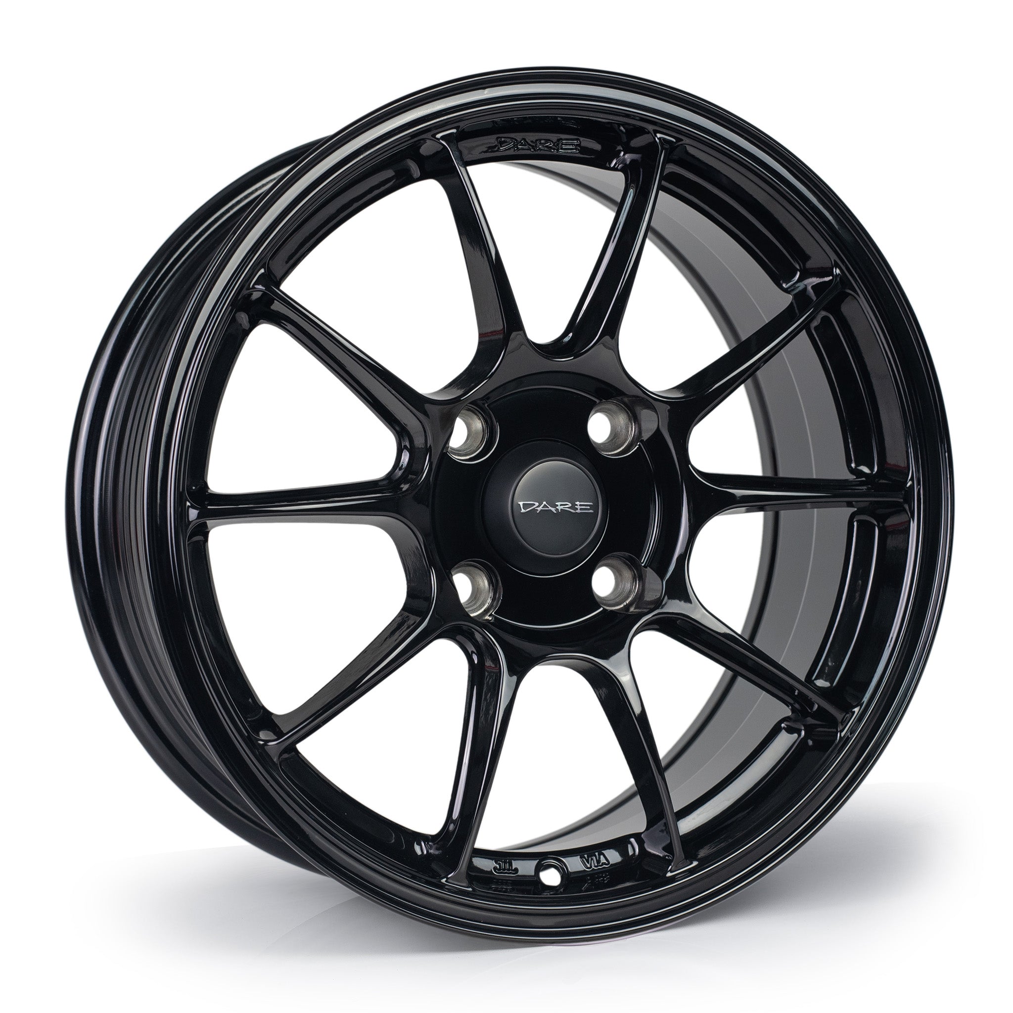 Dare MS1 15x7 ET30 4x108 Gloss Black