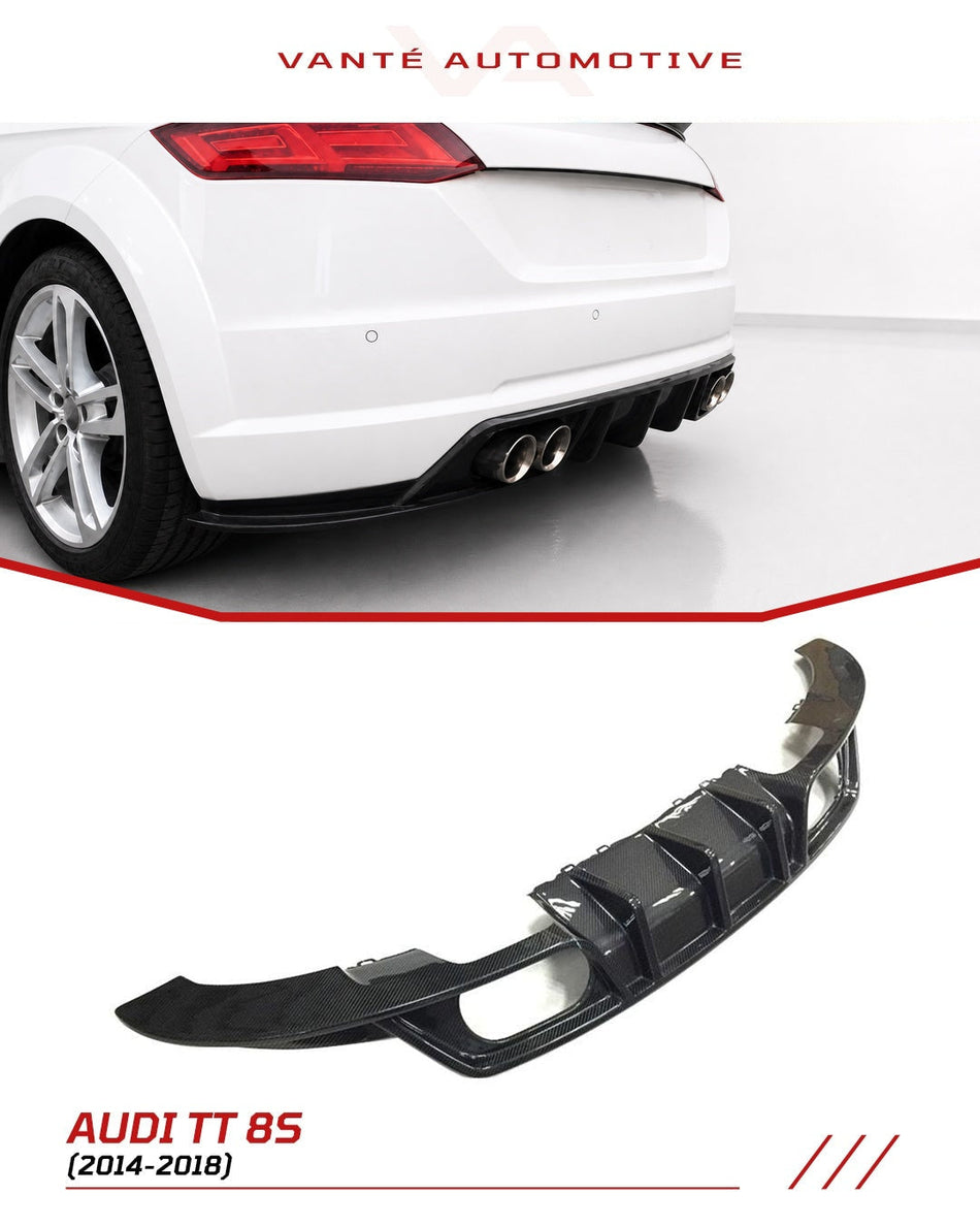 Audi TT 8S Carbon Fiber Rear Diffuser