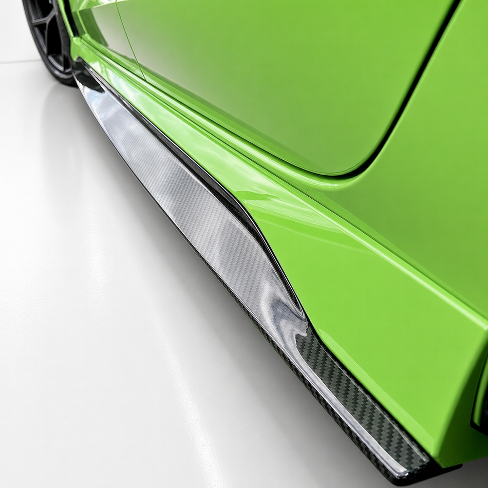 Audi RS3 8Y Carbon Fibre Side Skirts V2 Replacement