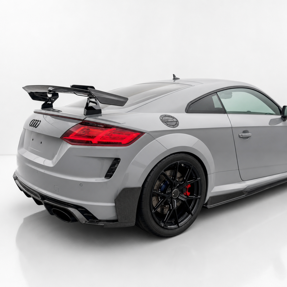 Audi TT/TTS/TTRS 8S Carbon Fiber Rear Bumper Blades/Fins