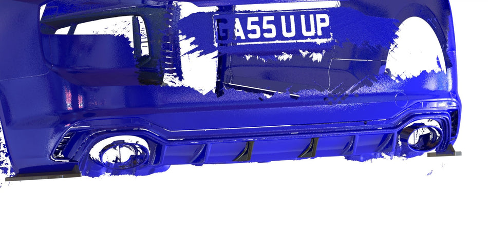 Audi RS5 B9 Coupe - Set of 2 Additional OEM Diffuser Fins