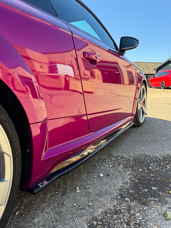 Audi TT MK3 S-Line Facelift - Side Skirt Splitters