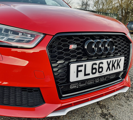 Audi S1 - Badge / Number Plate Holder For RS1 Grille