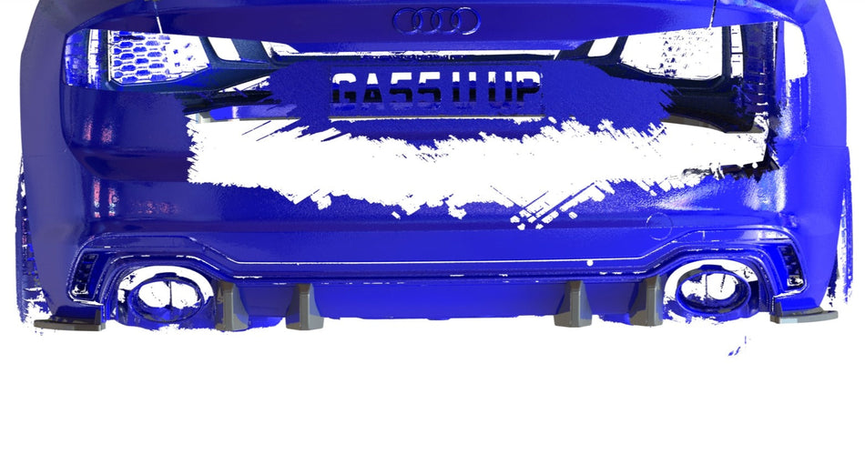 Audi RS5 B9 Coupe - Set of 4 Diffuser Fins