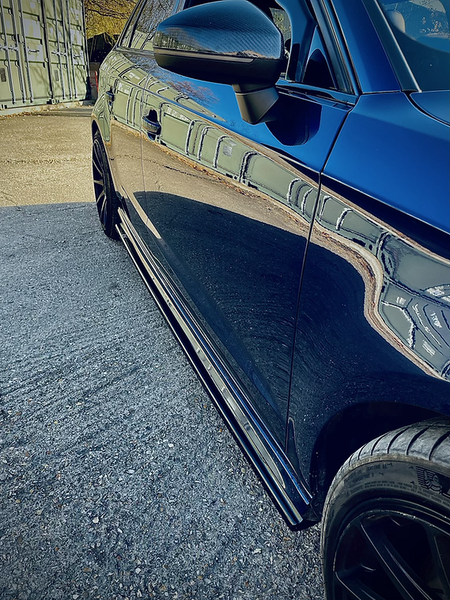Audi A3 S-Line 8V Facelift Sportback 5 Door - Side Skirt Splitters