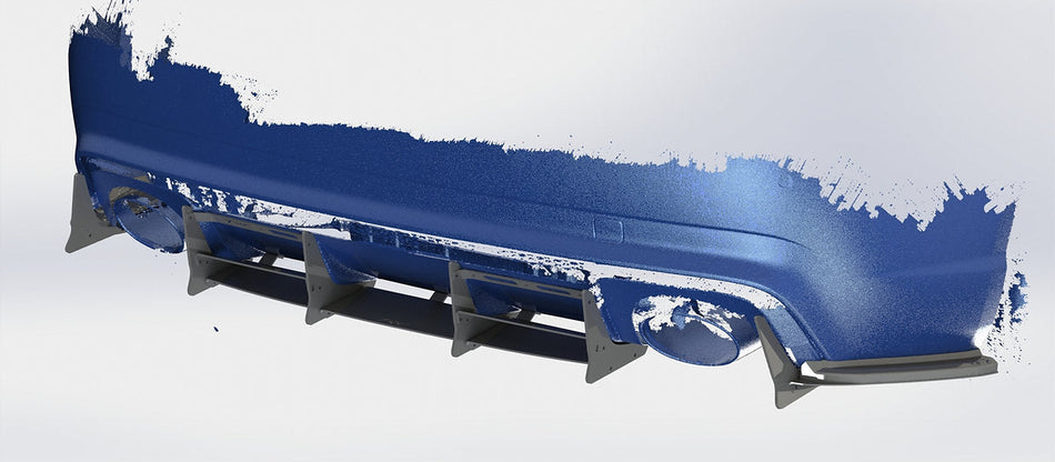 Audi RS3 8V Pre Facelift Sportback - Ally-Aero Diffuser