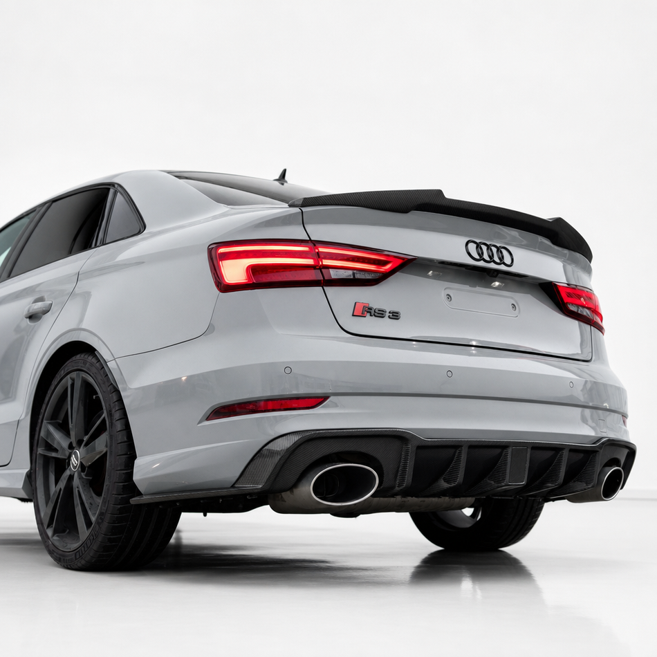 Audi RS3 8V.5 Carbon Fiber Rear Diffuser V1
