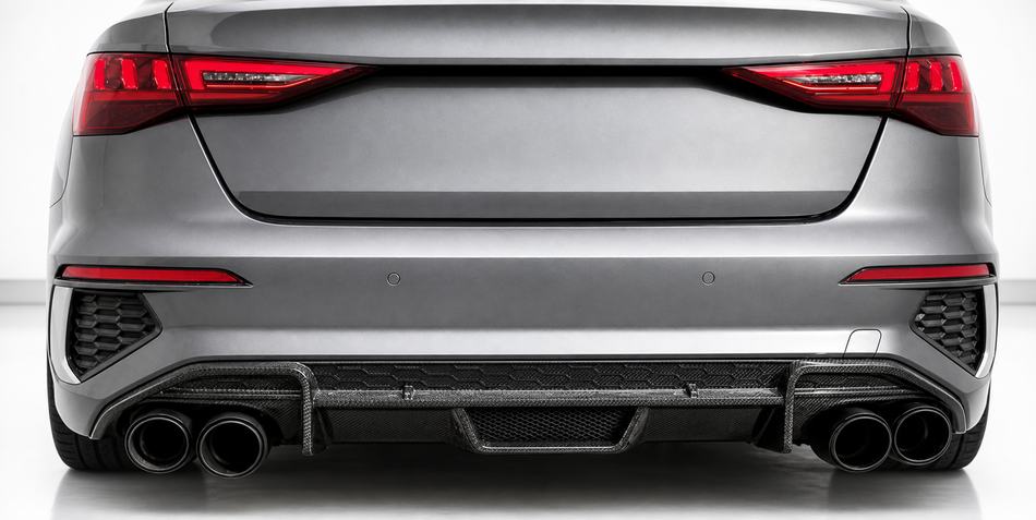 Audi S3 8Y 2021+ Carbon Fiber Rear Diffuser