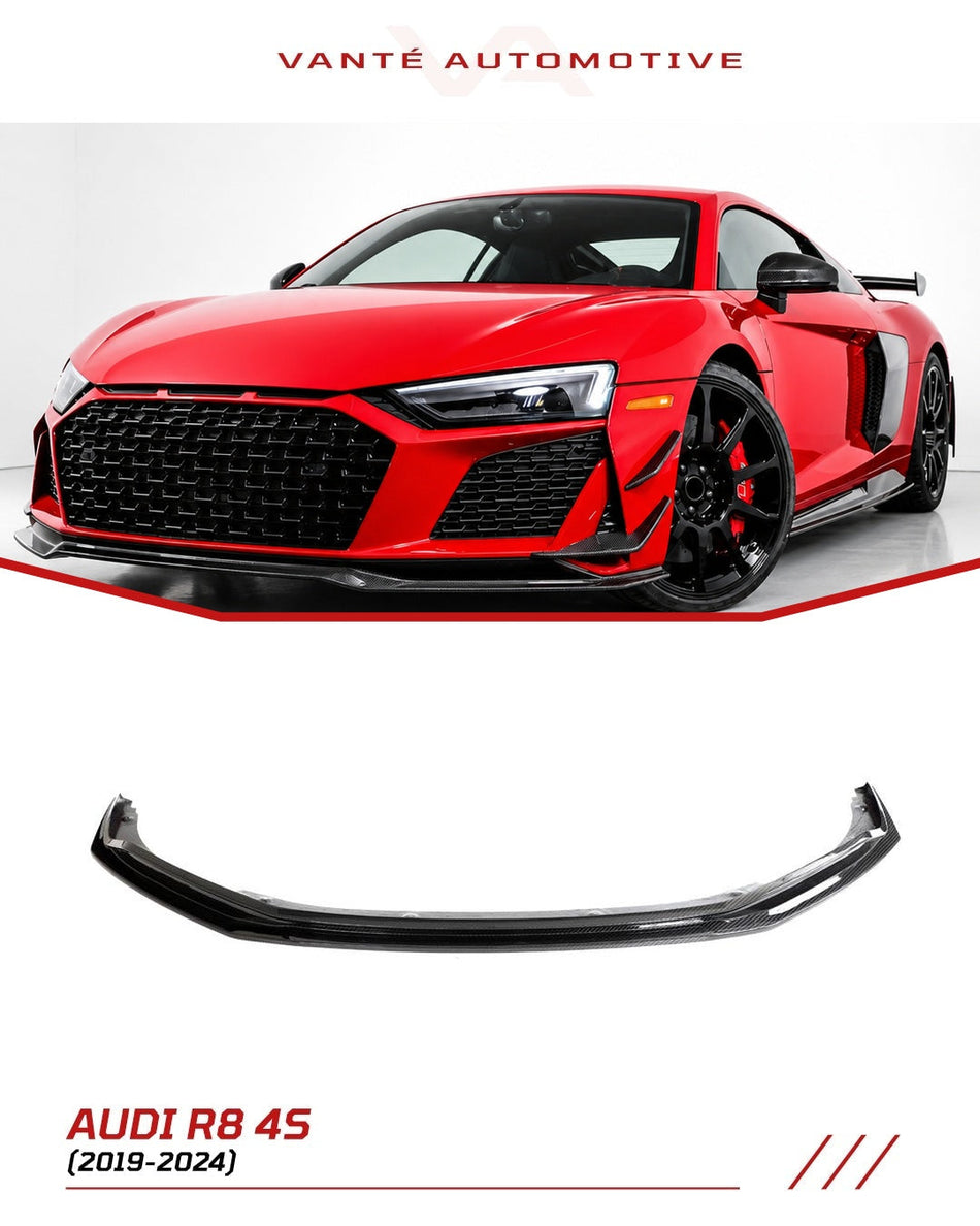 Audi R8 4S FL Carbon Fiber Front Splitter Lip