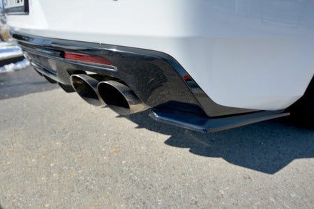 Rear Side Splitters Chevrolet Camaro 6TH-GEN. Phase-i 2SS Coupe (2016-18) - Carbon Look