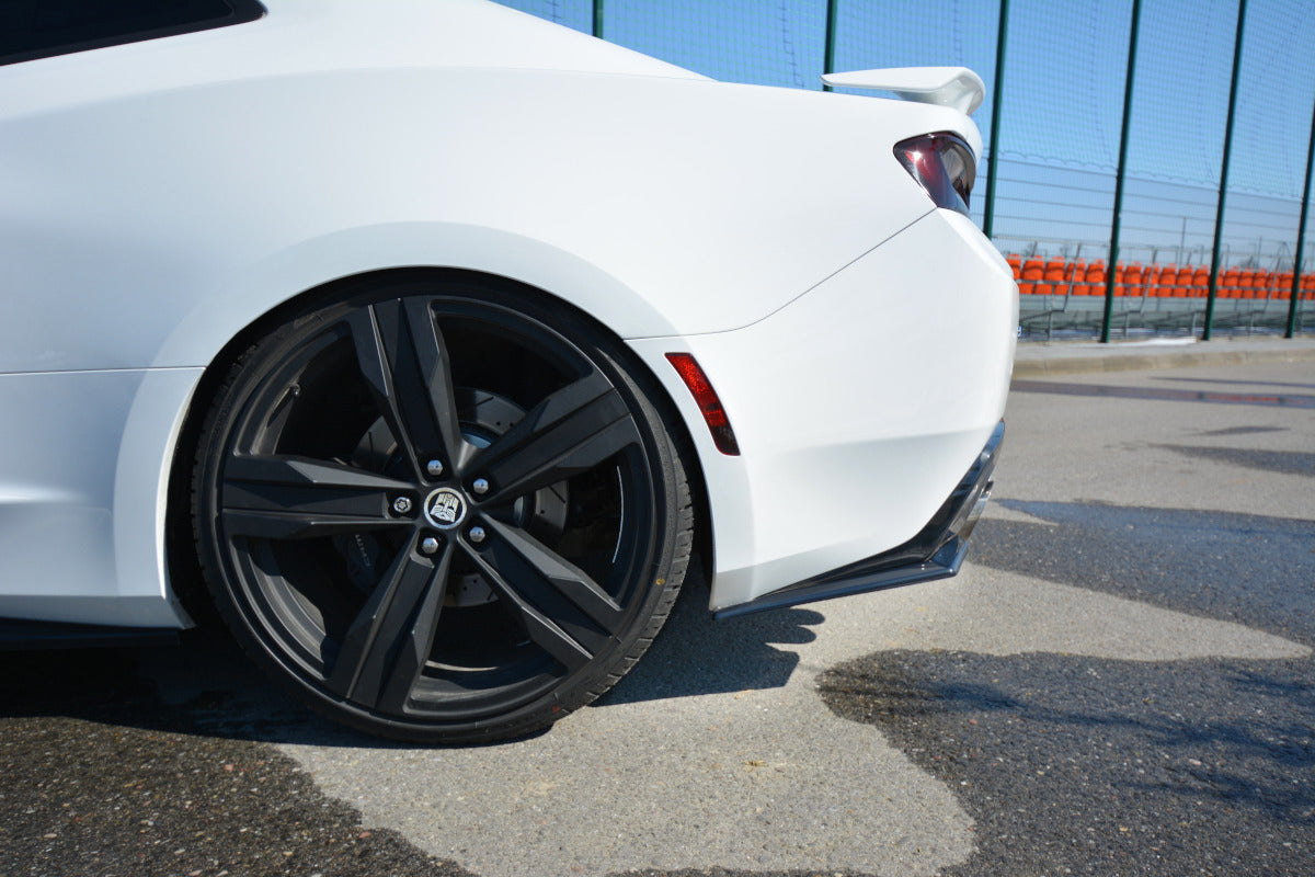 Rear Side Splitters Chevrolet Camaro 6TH-GEN. Phase-i 2SS Coupe (2016-18) - Textured