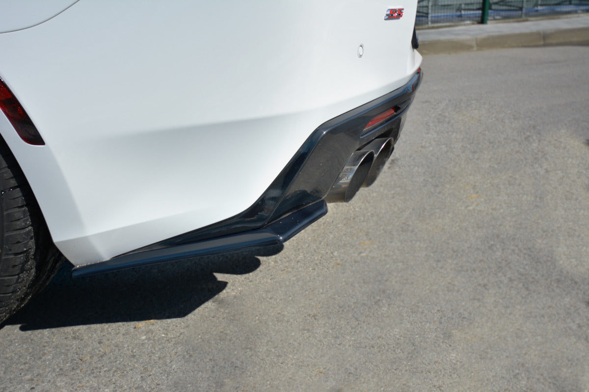 Rear Side Splitters Chevrolet Camaro 6TH-GEN. Phase-i 2SS Coupe (2016-18) - Textured