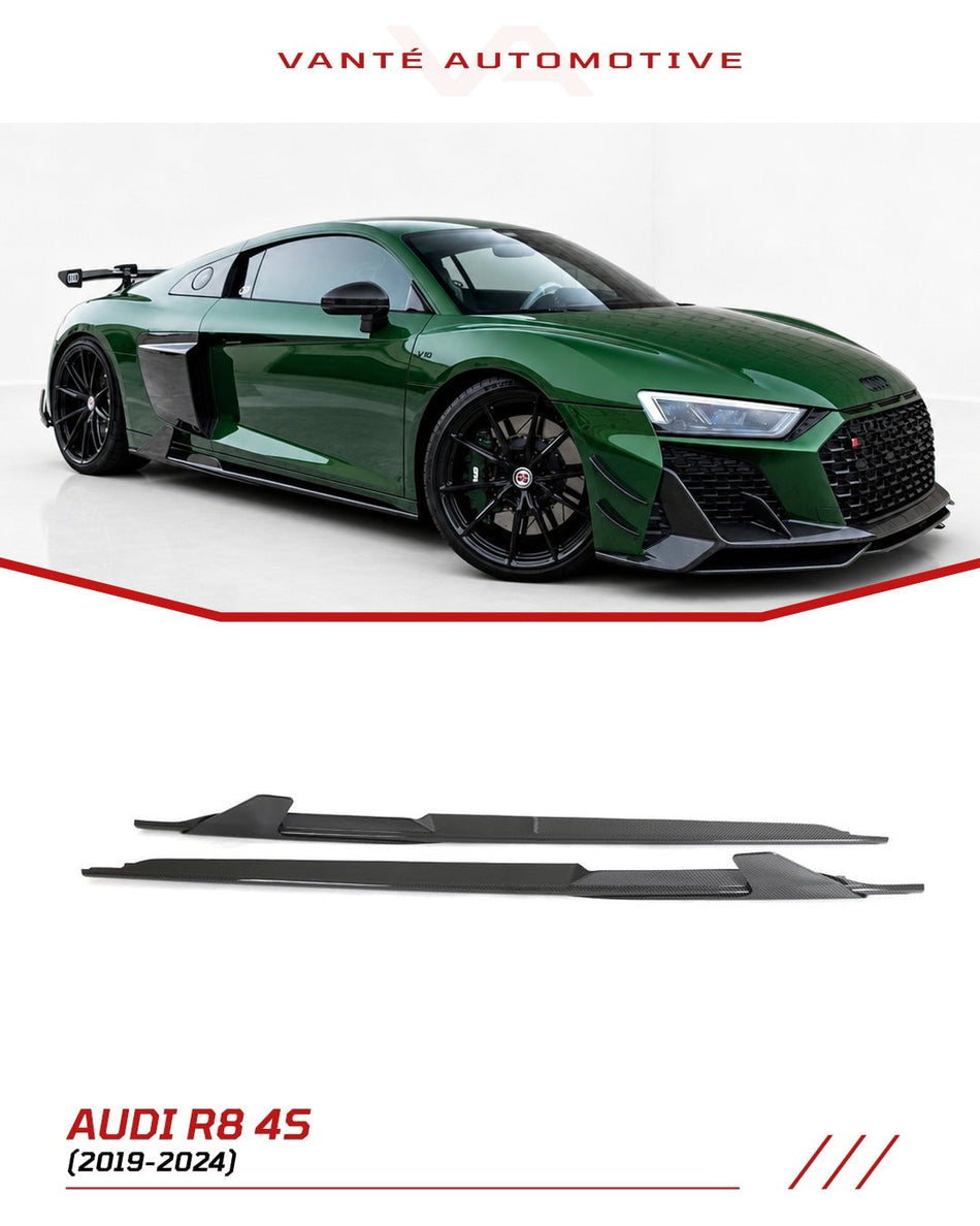 Audi R8 4S FL Carbon Fiber Side Skirts