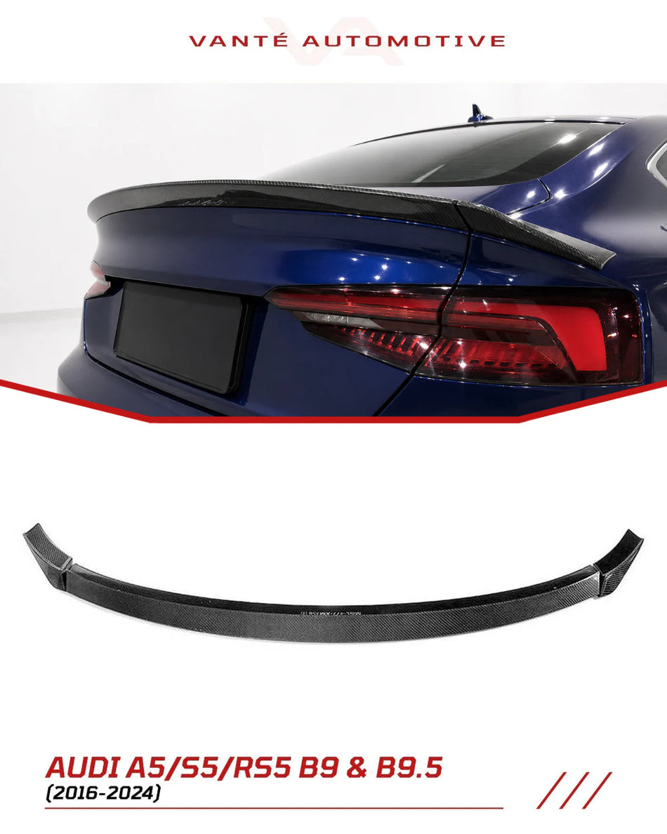 Audi A5/S5 B9 and B9.5 Sportback Carbon Fibre Spoiler