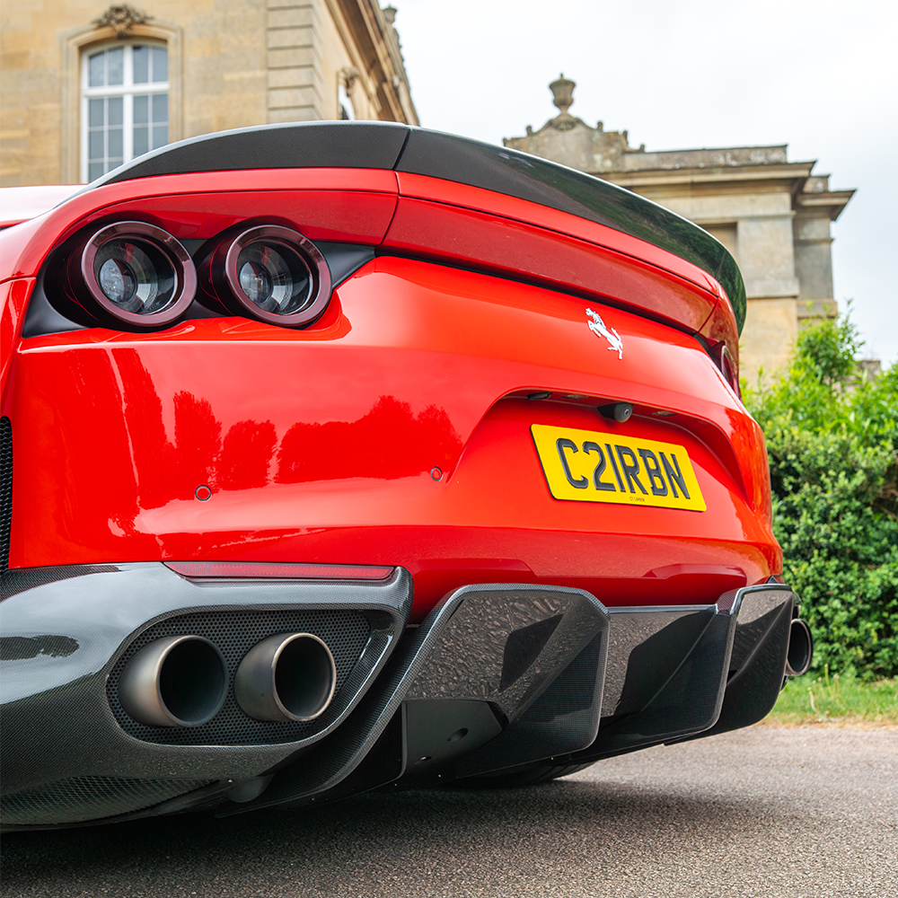 FERRARI 812 SUPERFAST CARBON FIBRE DIFFUSER - CT DESIGN