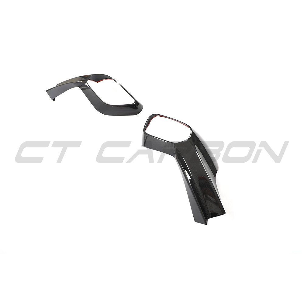 FERRARI 812 SUPERFAST & GTS CARBON FIBRE EXHAUST TRIM COVER - CT DESIGN