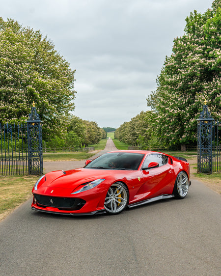 FERRARI 812 SUPERFAST & GTS CARBON FIBRE SIDE SKIRT EXTENSION - CT DESIGN