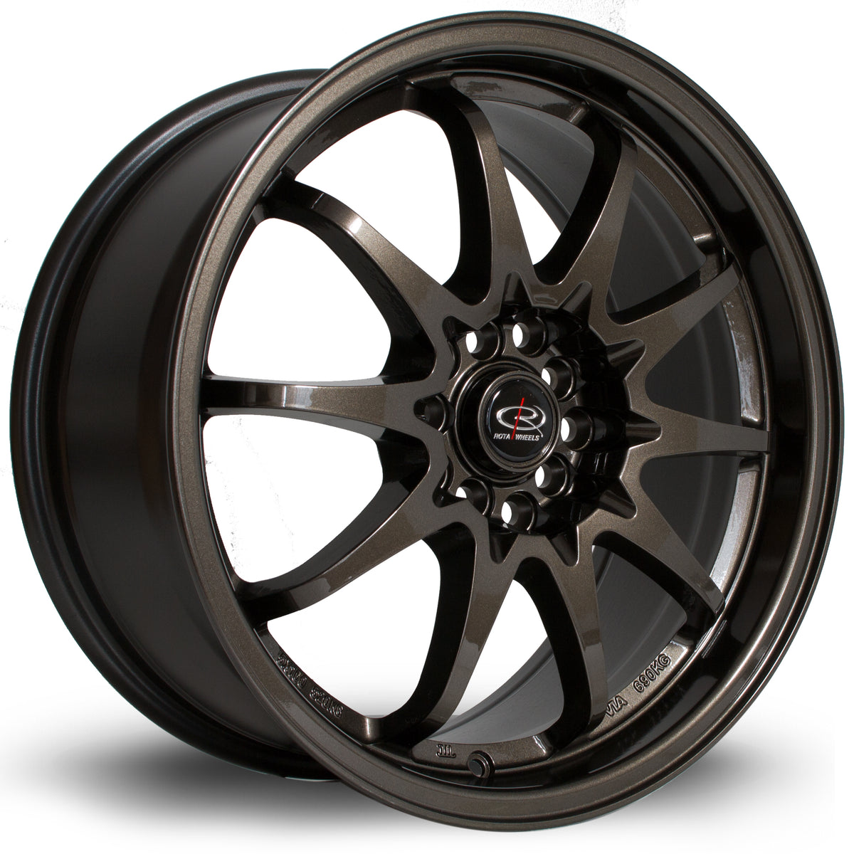 Rota Fighter 17x8 ET48 5100~5114 Gunmetal