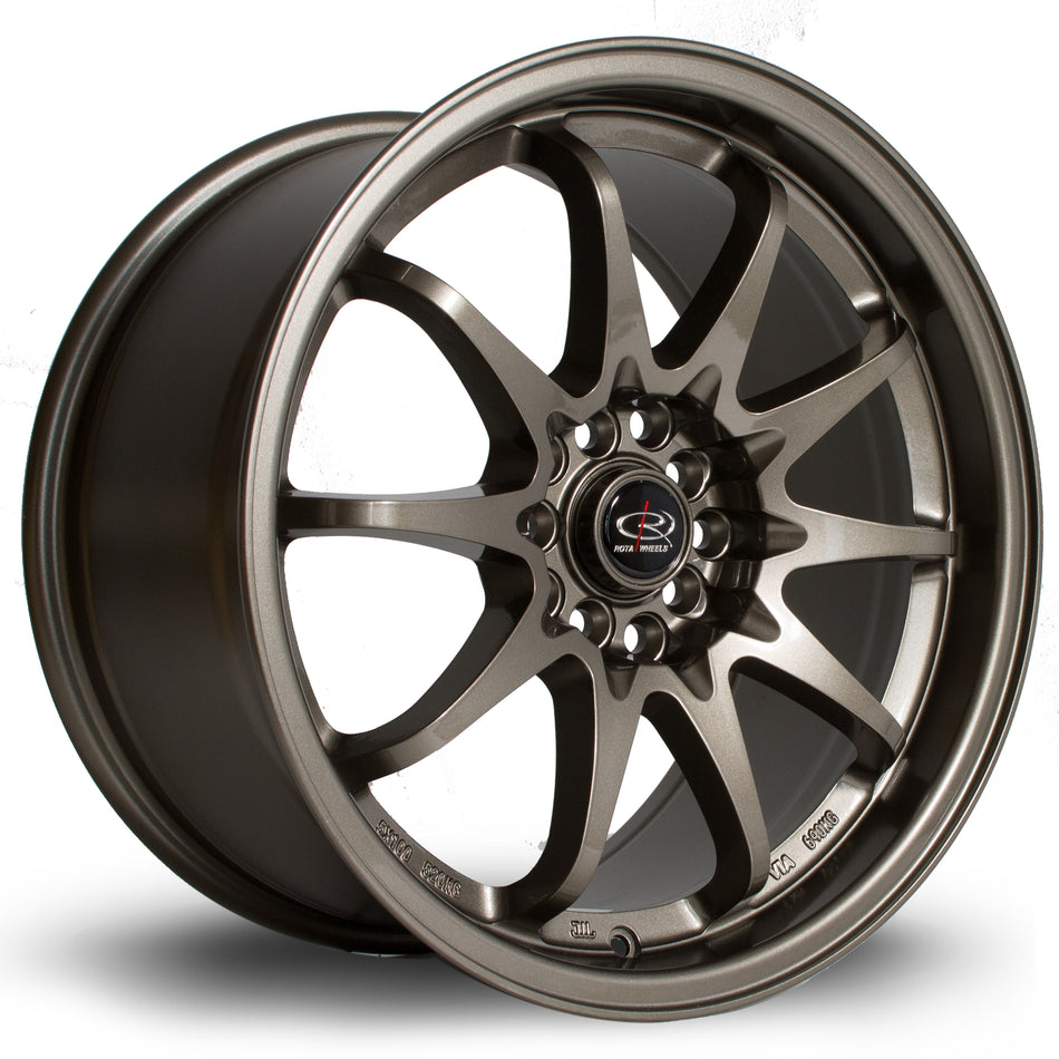 Rota Fighter 17x9 ET50 5100~5114 Bronze