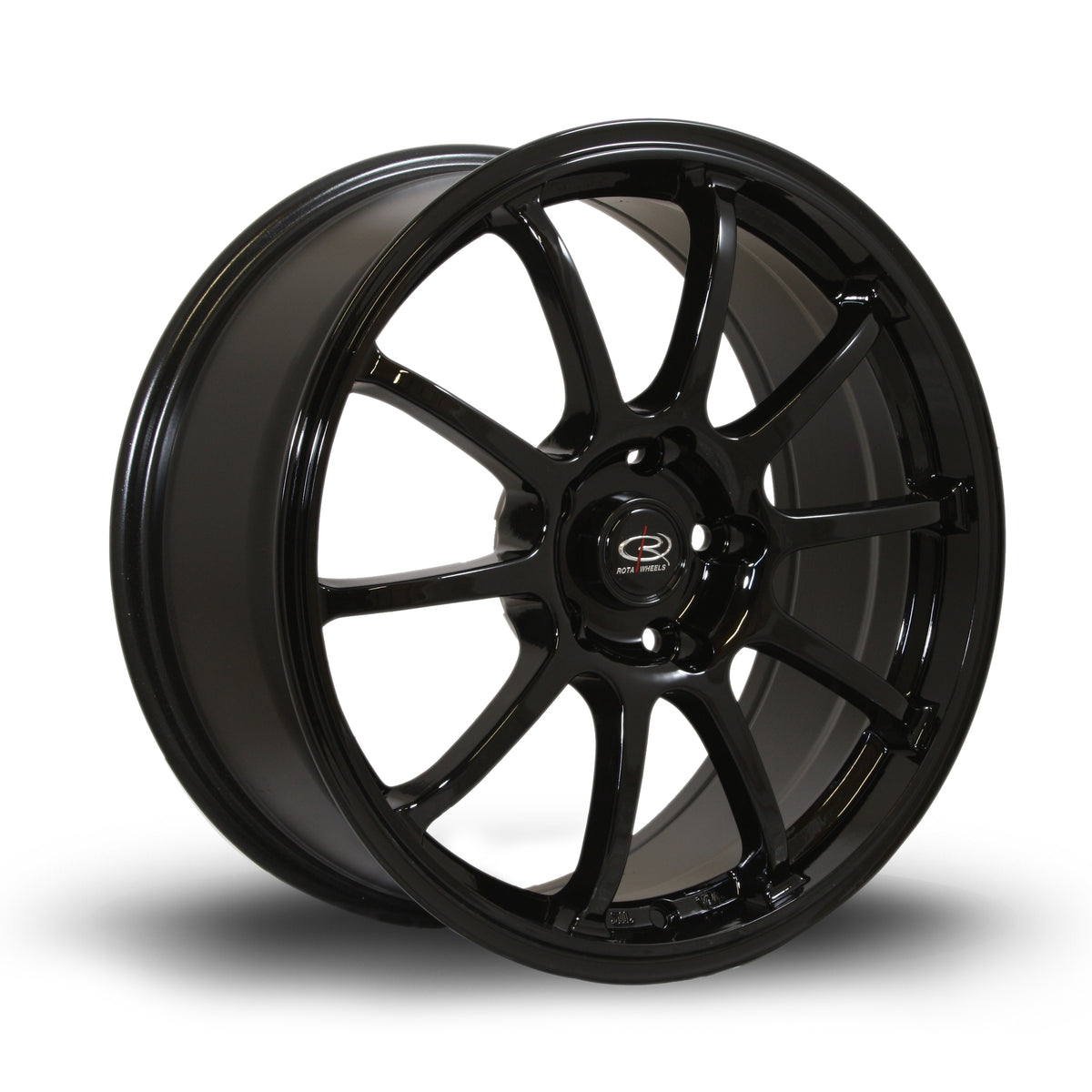 Rota Force 17x8 ET48 5x114.3 Black