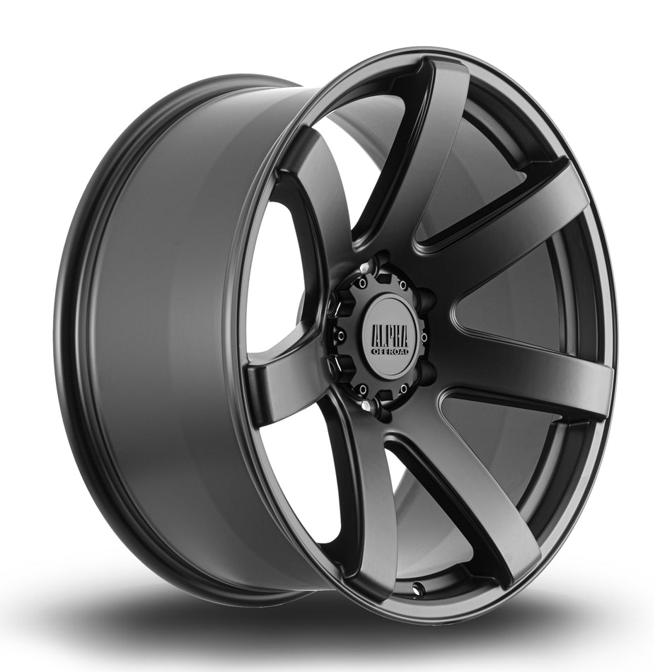 Alpha Offroad Gauntlet 18x9 ET15 6x114.3 SBlack