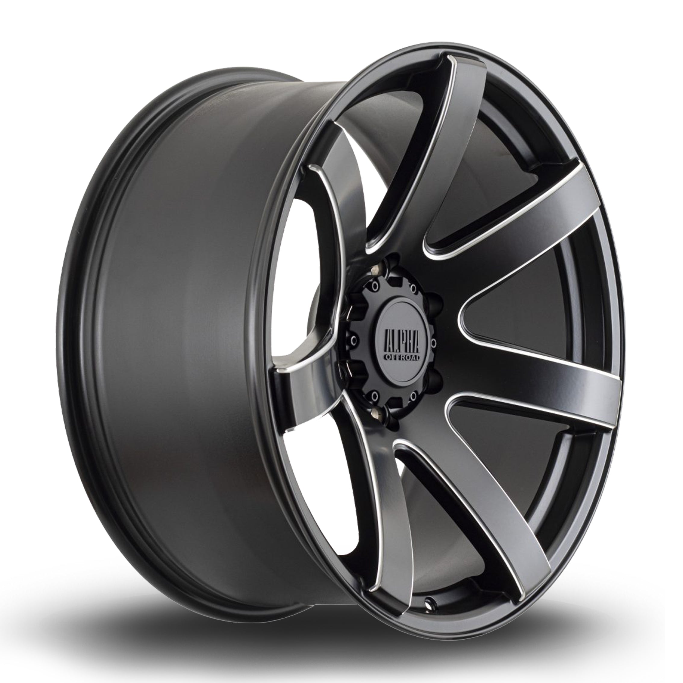 Alpha Offroad Gauntlet 20x9 ET30 6x114.3 SBlackMilled