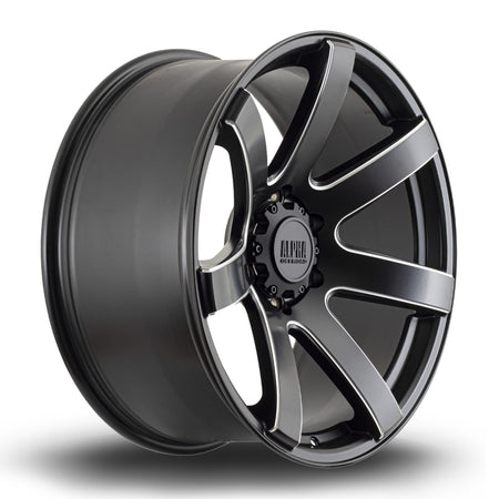 Alpha Offroad Gauntlet 20x9 ET30 6x114.3 SBlackMilled