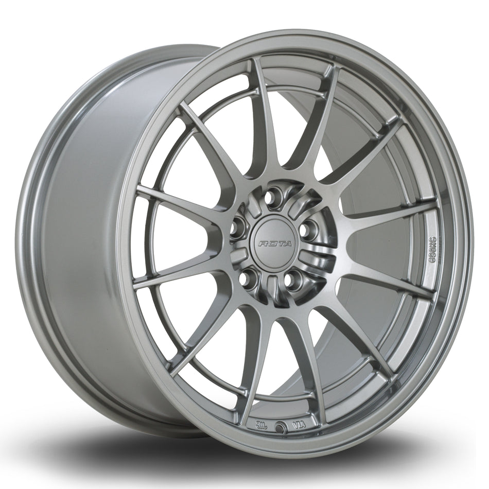 Rota GKR 18x9 ET40 5x108 Steelgrey