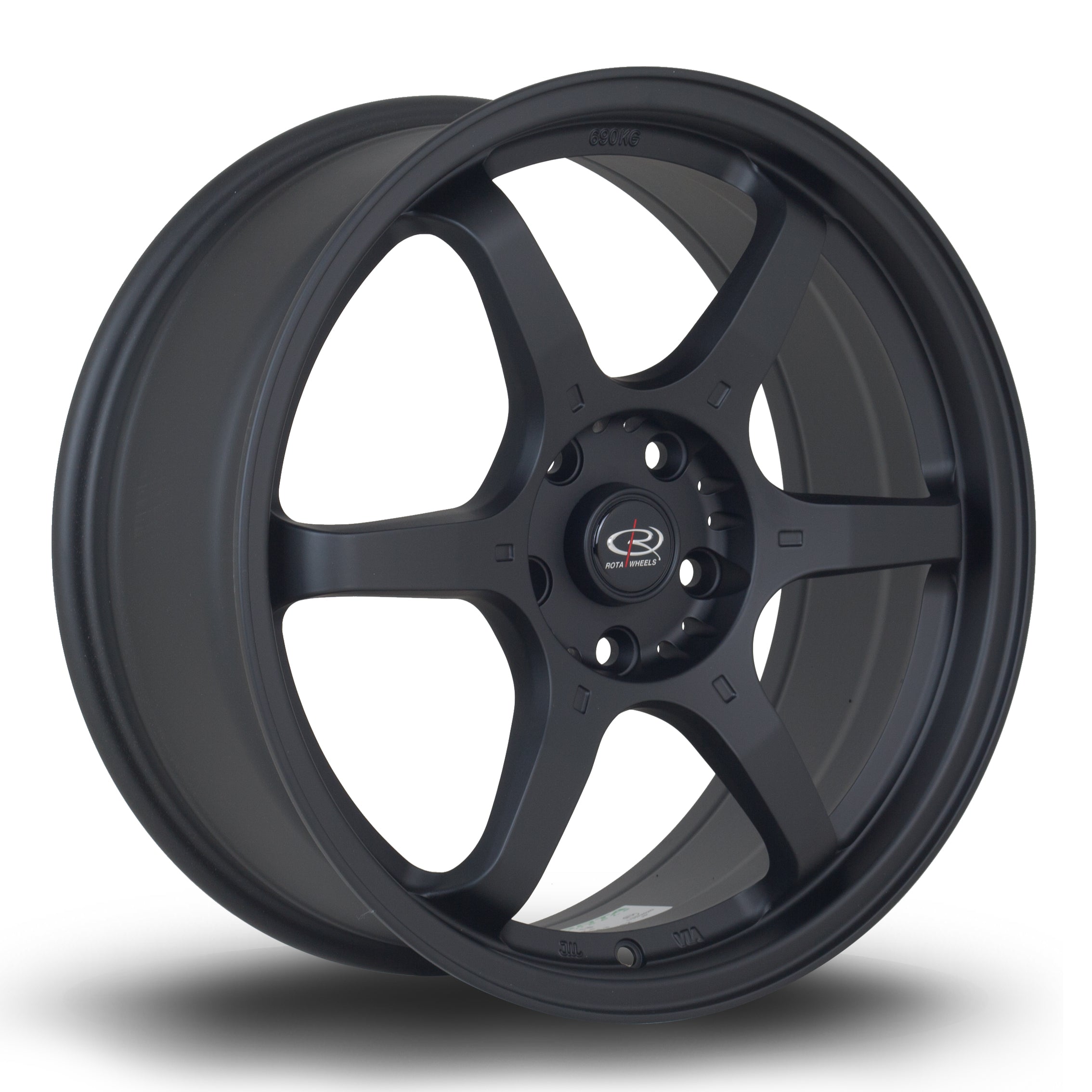 Rota GR6 18x7.5 ET45 5x114.3 FBlack2