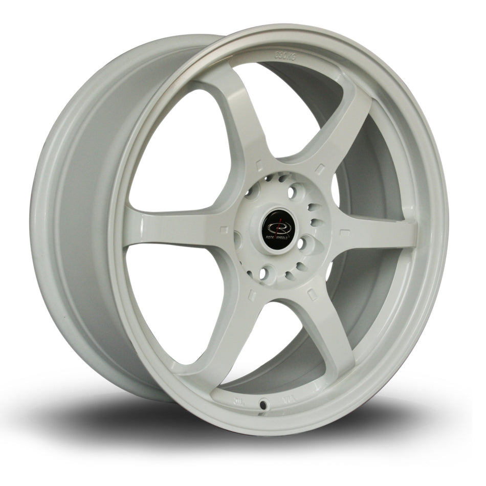 Rota GR6 18x7.5 ET45 5x114.3 White