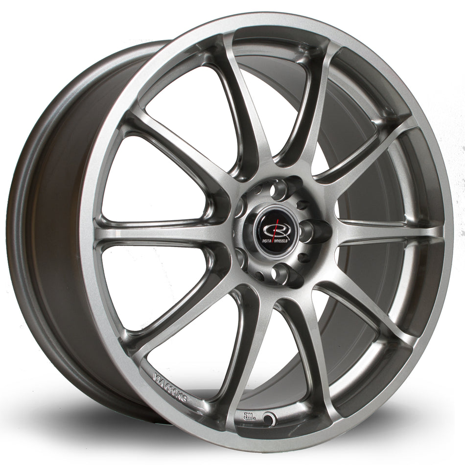 Rota Gra 17x7.5 ET48 5x100 Steelgrey