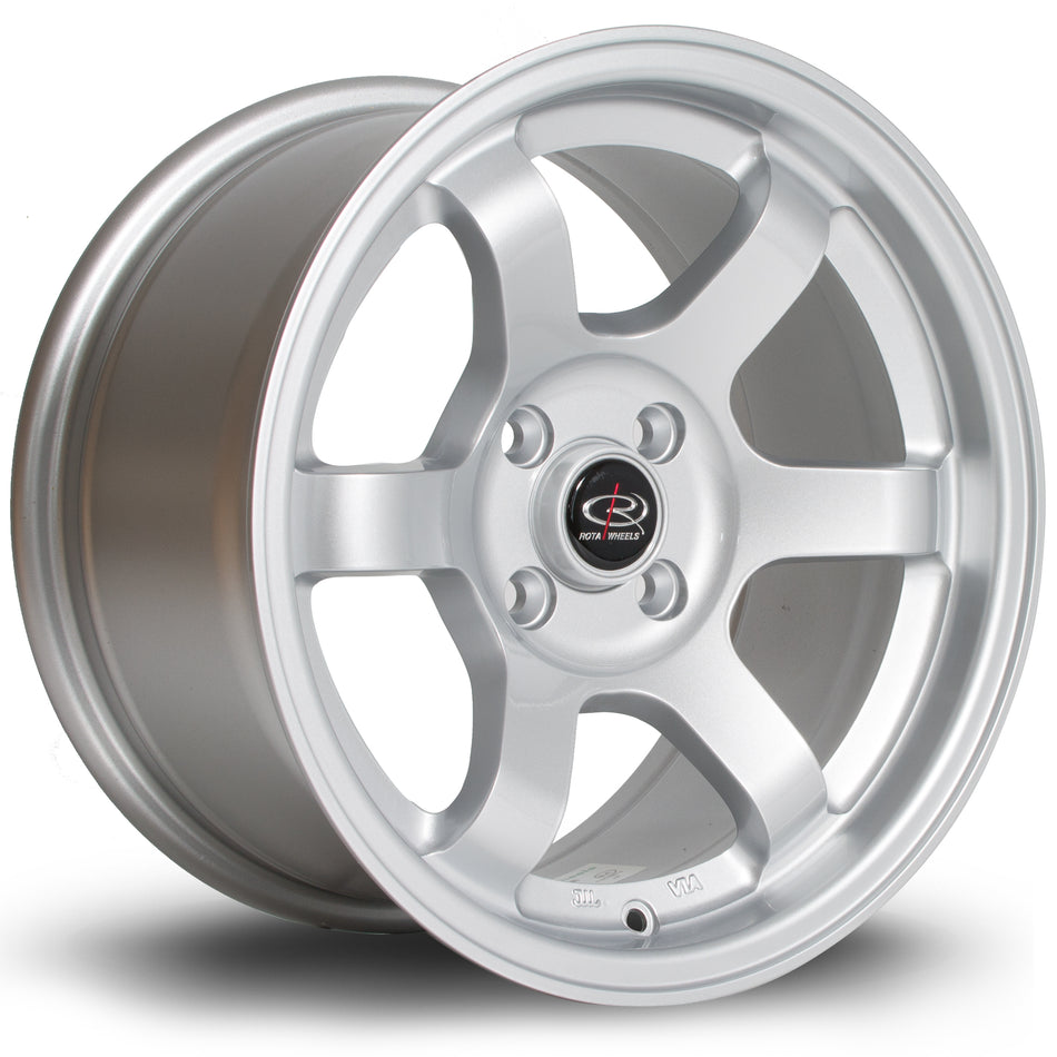 Rota Grid 15x8 ET20 4x100 Silver